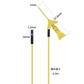 Cleqee 10 Groups Mini Grabber SMD IC Test Hook Clip Jumper Robe Test Lead Kit for Logic Analyzer 5 Colors