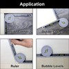 NORTOOLS Miter Saw Protractor, Measuring Tools Precision Laser Inside &