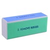 QIMEIYA Professional 4 Sided Way Nail File Block Sanding Buffer