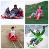 Plastic Winter Toboggan Snow Sled Thicken Durable Sleds for Kids