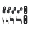 Mewutal 50pcs Black Offset Canvas Clips Metal Photo Frame Clips