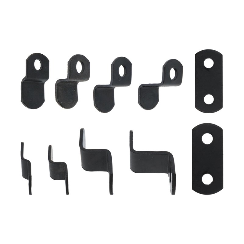 Mewutal 50pcs Black Offset Canvas Clips Metal Photo Frame Clips