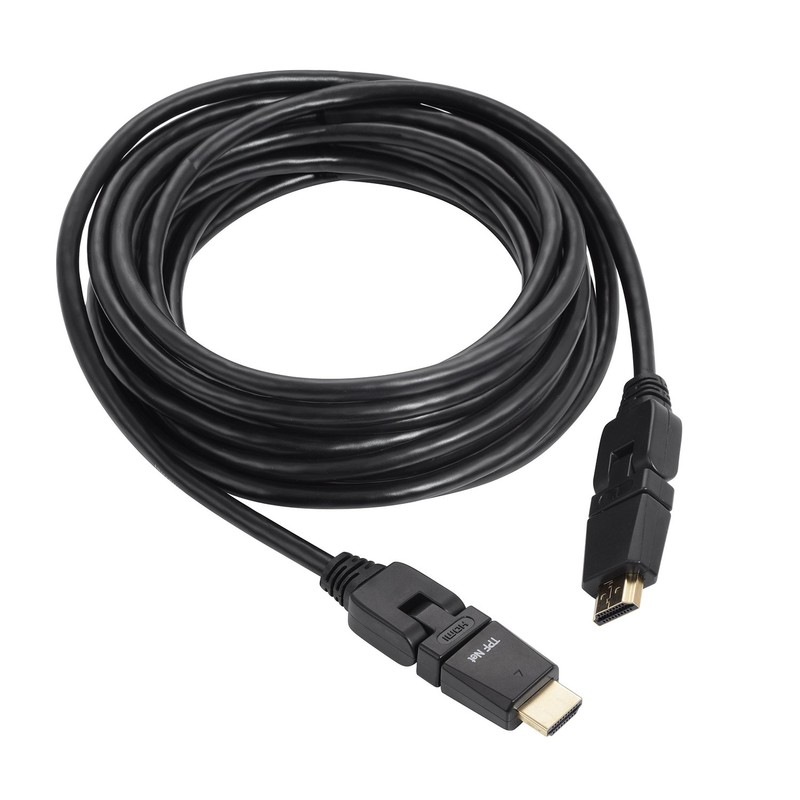 TPFNet 3 Pack 3 m HDMI Cable 2.0 Angled (Gold-Plated
