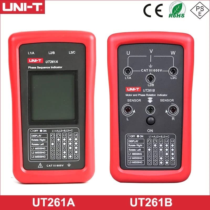 UNI-T UT261A Phase Sequence Tester Paint Phase Meter Motor Rotation