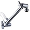 G-Promise Shower Head Extension Arm, Stainless Steel Adjustable Extender with