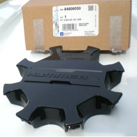 General Motors Hummer NEW 2022 - 2024 OEM Hummer EV Gloss Black Center Cap P/N 84806055
