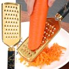 Professional Cheese Grater, Gold Stainless Steel Cheese Grater Handheld, Grater