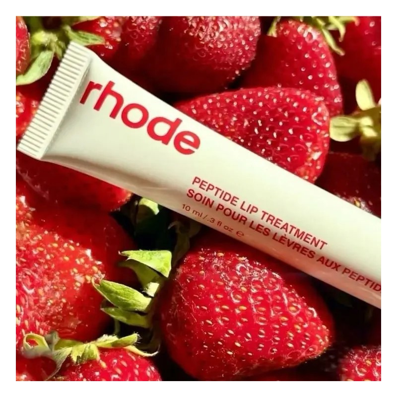 Labial Líquido Rhode Peptide Lip Tint Color Strawberry Glaze Brillante