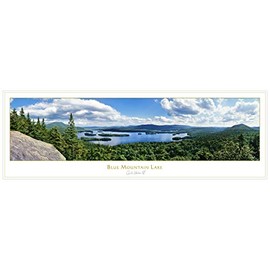Adirondack Print, Blue Mountain Lake, NY by Carl Heilman II, 12" x 36"