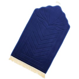 Prayer mat Thick - Thick Prayer Rug - Extremely Comfortable Islamic Prayer mat - Tapis de priere musulman - Blue