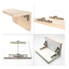 KAFENDA-90 Degree Folding HingesHard Closing Hinges for Cabinet Upgrades-Easy to