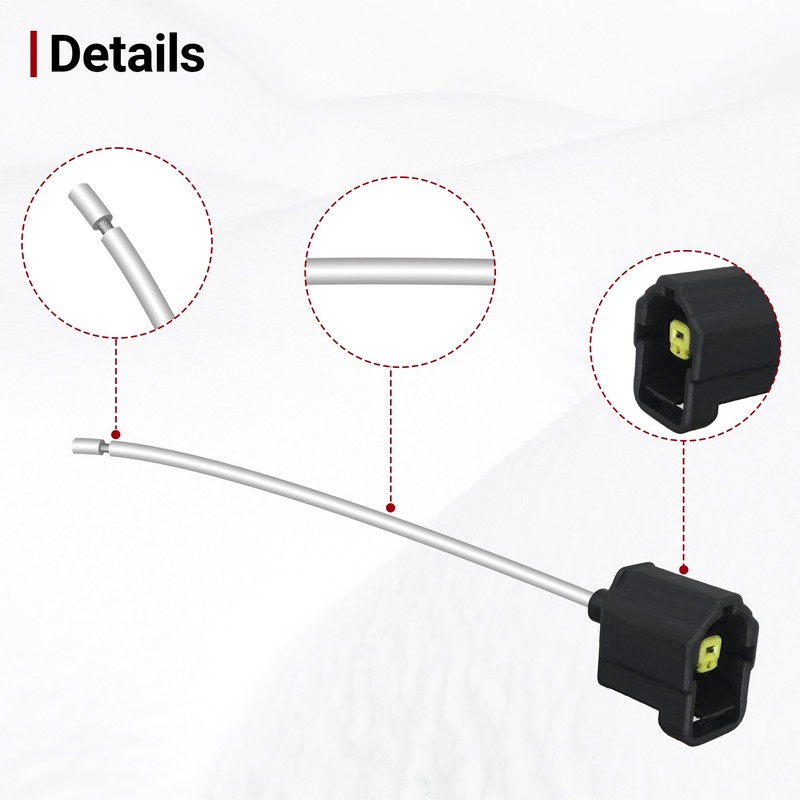 Qinyra Oil Pressure Sensor Connector Pigtail with Butt Connector Compatible