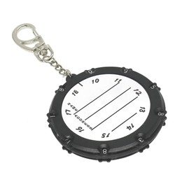 QHALEN Golf Score Counter 18 Hole Golf Score Stroke Shot Counter Keeper Round Score Tag Tag Clip with Keychain Color 2