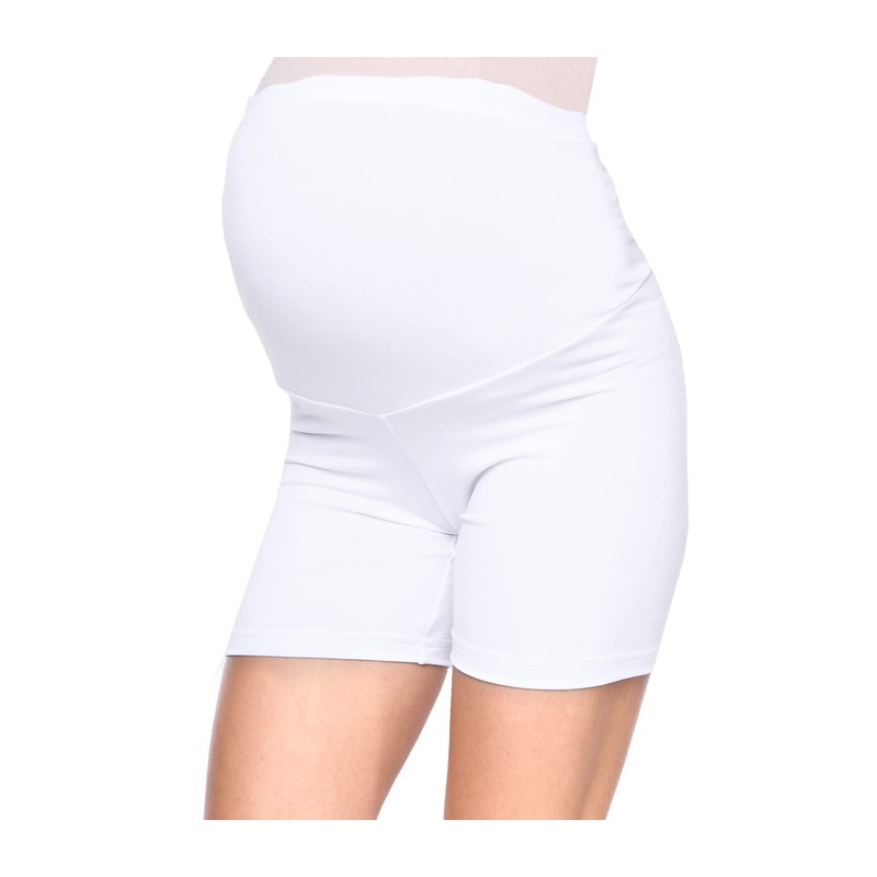 MijaCulture Comfortable Short Maternity Leggings for Pregnant Women Shorts Leggings