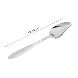 HEEPDD 5Pcs Parrot Feeding Spoon, Stainless Steel Special Feeding Scoop Metal Bird Milk Spoons Hand Feeding Spoon for Birds Peony Cockatiel Rabbit Hamster