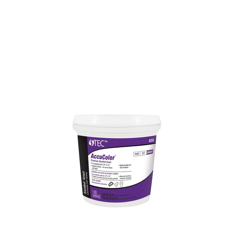 TEC AccuColor - Premium Sanded Grout - Enhanced Color-Consistent, Wear-Resistant,