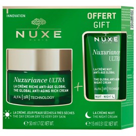 Nuxe Nuxuriance Ultra La Crème Riche Anti-Ã'ge Global 50 ml + La Crème Nuit Anti-Ã'ge Global 15 ml Offer