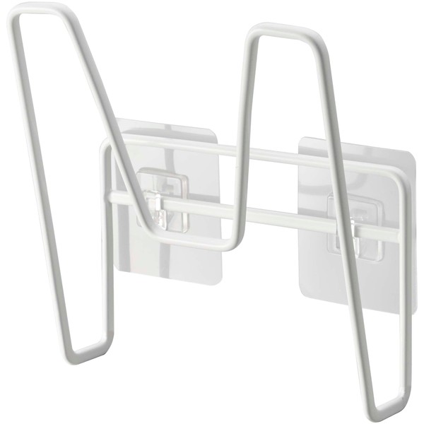 Yamazaki 6371 Film Hook Pot Lid Holder, White, Main Unit: