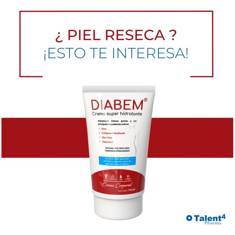 Crema Super Hidratante | Diabem | Para Piel Extra Seca