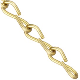 Brady 23308 50 Feet Brass 16 Jack Chain