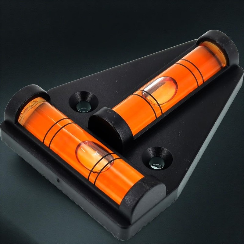 YANNLIHONG T-Shaped Mini Level Platform, Magnetic 4-Function Acrylic Level Ruler,