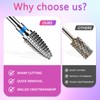 Carbide Nail Drill Bits Set, 3/32 Inch Nail Drill Bits