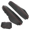 3pcs Center Console Armrest Pad Covers PU Leather Protectors Fit