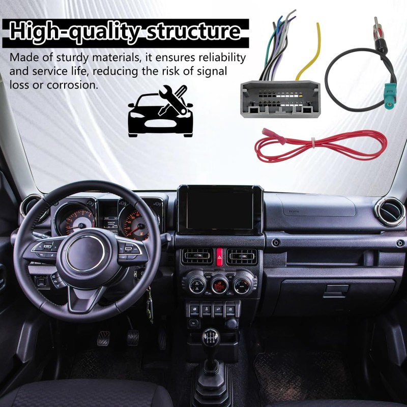 Misimain Car Stereo Wiring Harness Fit for 2008-2016 Chrysler Town