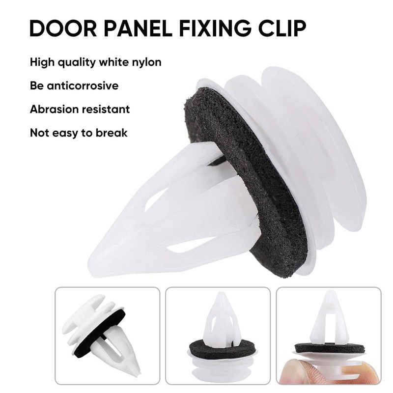 50PCS Car Trim Clips Plastic Fasteners: Universal Auto Panel Retainer