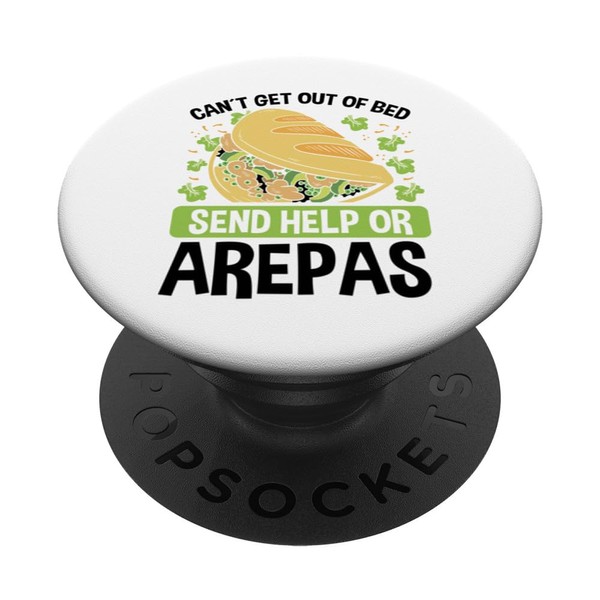 Arepas Grill Arepa Maker Venezuelan Snacks Arepa Flour PopSockets Standard