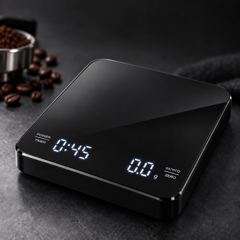 Digital Coffee Scale for Pour-Over Brewing – 3kg Capacity, 0.1g