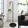 63 Inch Shepherds Hooks for Outdoor Indoor with Round Base