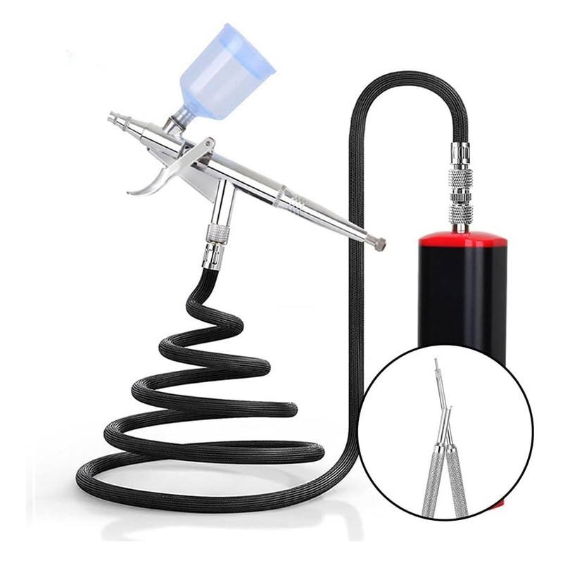 Biafiog 2 Set Air Brush Tools, Needle Packing Nut or