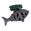 Shark Sculpture Hollowed Waterproof Resin Durable 7.3in Long 4.5in Wide
