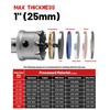 EZARC Hole Saw Carbide Drill, Deep Cut Hole Opener for