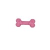 Rubber Dog Bone (Small, Pink)