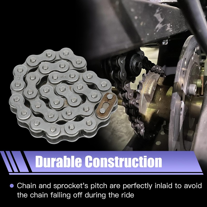 CILOYU 420 Chain 32 Links Replacement for Coleman KT196 CK196
