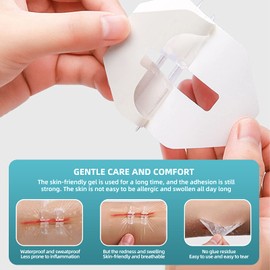 2pcs Emergency Laceration Closures - Efficient Emergency Protection Sutures Wounds The Zipper Band Aid is Perfect for Outdoor Activities , Exploring Wild Nature (2.4*2.8 inches)