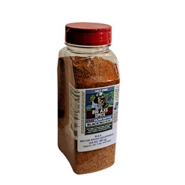 Chef Size Bottle 14 oz. Black'nJack Hot Cajun & Blackening Spice - Big Axe Spice Salt-Free Seasonings Bulk