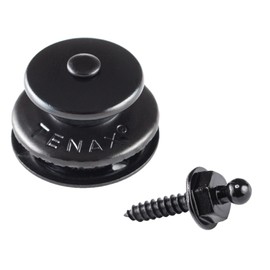 Tenax Button Black 1 Top + 1 Base Tapping Screw 4.2 x 16 mm