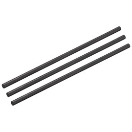 sourcing map Carbon Fiber Rod, 6mm x 150mm for RC Plane DIY Tool Wing Tube Quadcopter Arm, Pack of 3