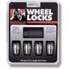 Gorilla Wheel Locks - Chrome for 1997-2019 C5, C6, C7,