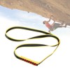 Outdoor Climbing Load Bearing Flat Belt Strap Safety Mountaineering Rope(120*1.6cm)