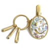 [Asakusa Bunko] Yuzen Dyeing Key Clip Cat Cat Pattern Shikunko