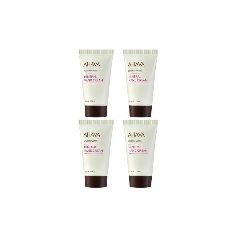 4x Ahava Dead Sea Water Mineral Hand Cream 40 mL