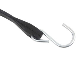 Mytee Products 50 Pack 31" EPDM Rubber Tarp Bungee Straps with Crimped Hooks Tie Down Cords Heavy Duty, Ideal for Securing Tarps, Canvases, Cargo