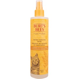 Burt's Bees for Pets Cat Dander Reducing Spray with Colloidal Oat Flour and Honey, Waterless Grooming Spray for Dry Skin and Dandruff Control, Cat Dander Remover for Allergy Support, 10 Fl Oz