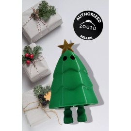 Handmade Christmas Tree with Feet Designed by Zou3d. Medium size.