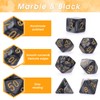 Abeillo Polyhedral Dice Set, 7-Piece DND Dice, DND Dice Set