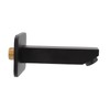 Hapivida Wall Mounted Bath Inlet G1/2 Black Fitting Comfort Bath